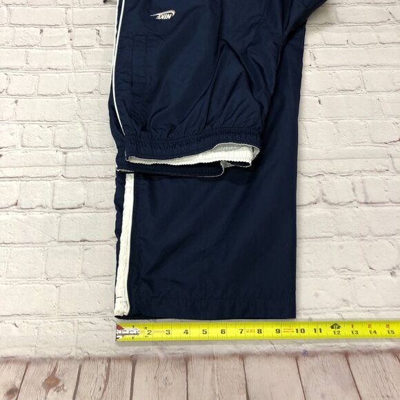 Vintage Nike Men Drawstring Pull On Mesh Lined Track Pants Size XXL Blue M163 -5 - Picture 8 of 16